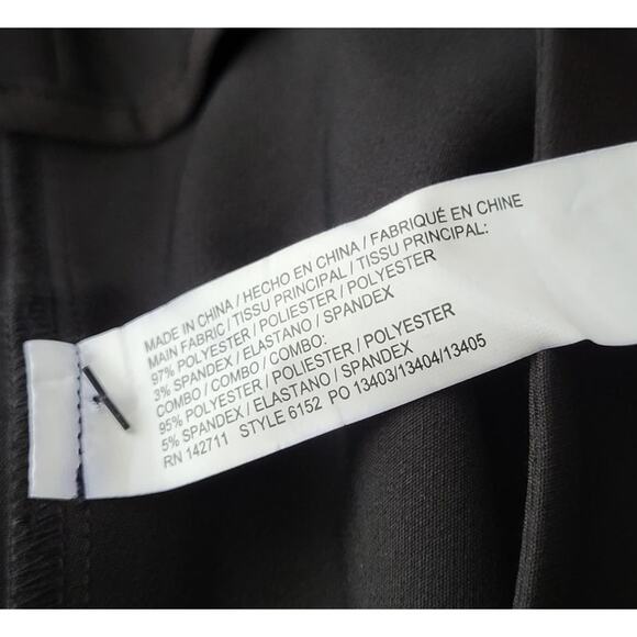 Eloquii Black Ruffle Trim Shorts - Picture 9 of 11